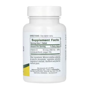 Vitamin D3 400 IU - 90 таблеток