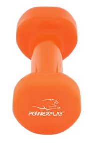 Гантель вінілова PowerPlay 4125 Achilles - 4 кг. помаранчева