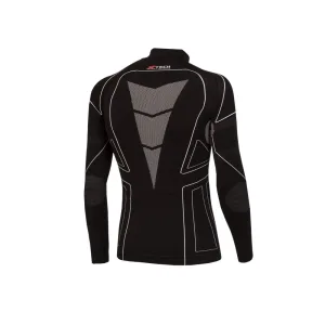 Thermal Long Sleeve Shirt with Collar X TECH Maglia Race 3 Munica Lunga lupetto Nero XXL/XXXL Black