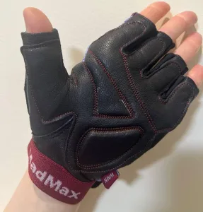 Рукавички для фітнесу MadMax MFG-911 Nine-eleven Black / perpito L