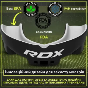 Капа RDX 3w доросла (вік 12+) Black/White