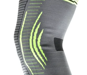 Компресійний наколінник MadMax MFA-284 3D Compressive knee support Dark grey/Neon green M