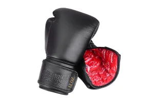 Боксерські рукавиці PowerPlay 3014 Indiana чорні натуральна шкіра 12 унцій