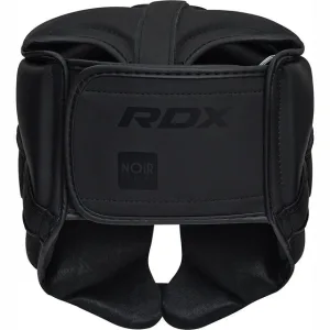 Боксерський шолом RDX T15 Noir Cheek Protector Matte Black XL