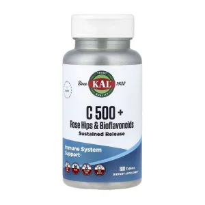 C-500 + rose hips & bioflavonoids - 100 таблеток