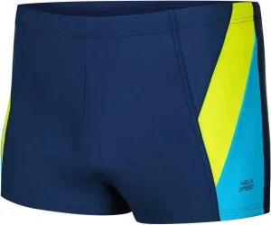 Плавки боксери чоловічі Aqua Speed LOGAN 8067 Темно синій блакитний жовтий 226 426 Оригінал 3 - XL