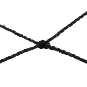 Сітка для волейболу 9,5х1,0 м з тросом чорний