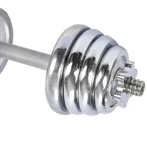 Гантелі розбірні хромовані 2 шт по 12,5 кг - 2 х 12.5 кг