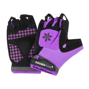 Велорукавички жіночі PowerPlay 5284 Фіолетові - XS