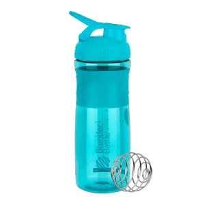 Шейкер спортивний пляшка BlenderBottle SportMixer Flip 820 мл бірюзово зелений