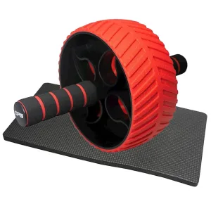 Колесо для преса Power System PS-4107 Full Grip AB Red + килимок Red/Чорний