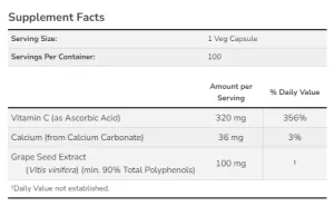 Grape Seed 100 мг - 100 капсул