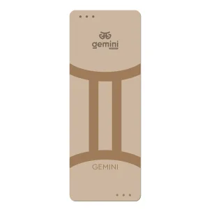 Килимок для йоги каучуковий поліуретан Pro Zodiac Sport Pro близнюки 183 см*68 см*5 мм