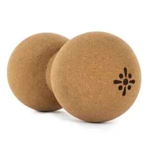 М'яч масажний корковий подвійний для МФР та самомасажу Duoball BLOOM 7,7 см