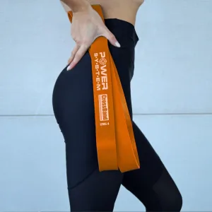 Еспандер петля гумка для фітнесу і кроссфіту Power System PS-4052 CrossFit Level 2 Orange опір 10 - 35 кг