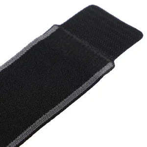 Наколінник бандаж еластичний з фіксуючим ременем та силіконовим кільцем та спіральними ребрами жорсткості SIBOTE 1 шт XL