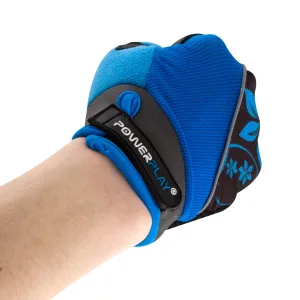 Велорукавички жіночі PowerPlay 5281 B блакитні XS