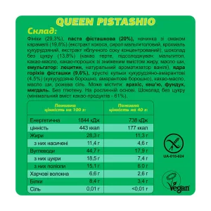 Fizi Protein Bar Guilty Pleasure - 10x45 г королева фісташки