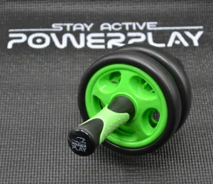 Колесо для преса подвійне PowerPlay 4327 Dual-Core Ab Wheel Чорно-червоне