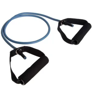 Еспандер трубчастий з ручками та фіксатором дверей Довжина 120 см навантаження 2.7 кг Синій