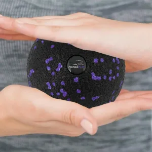 Масажний м'яч PowerPlay PP-4350 Epp Massage Ball d8 Чорно/Фіолетовий