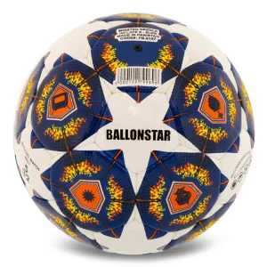 Футбольний м'яч PREMIER BALLONSTAR №5 PU Синій