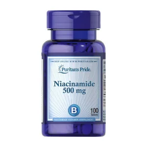 Niacinamide 500 мг - 100 таблеток