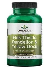 Milk Thistle Dandelion-Yellow Dock - 120 капсул