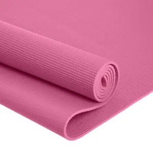 Килимок для йоги та фітнесу Power System PS-4014 PVC Fitness Yoga Mat рожевий 173x61x0,6