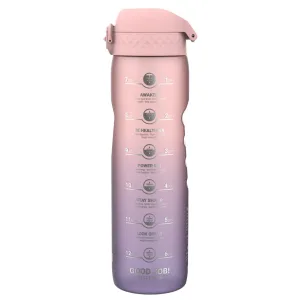 Пляшка для води ION8 1000 мл. BPA Free, Times To Drink, (ЕКО пляшка) BPA Free, Periwinkle &Rose
