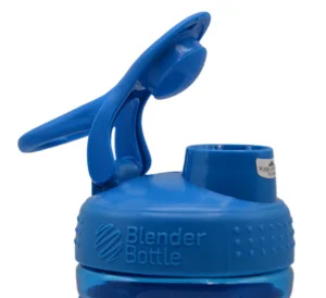 Шейкер спортивний пляшка BlenderBottle SportMixer Flip 590 мл Cyan оригінальний