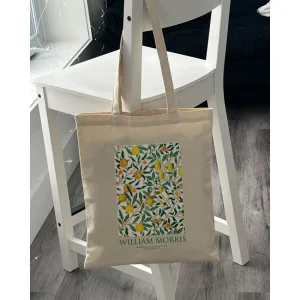 Екошопер BookOpt BK4075 WILLIAM MORRIS "лимонне дерево" бежевий