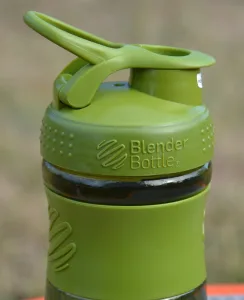 Шейкер спортивний пляшка BlenderBottle SportMixer Flip 590 мл мохово-зелений