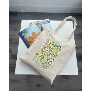 Екошопер BookOpt BK4075 WILLIAM MORRIS "лимонне дерево" бежевий