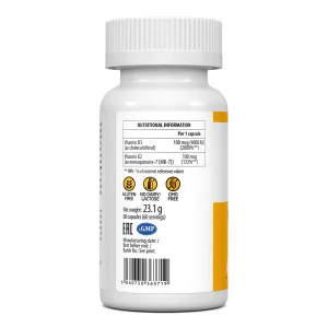Vitamin D3 4000 IU + K2 - 60 капсул