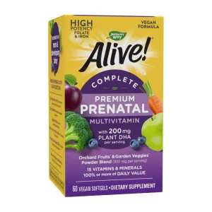 Alive! Premium Prenatal - 60 вег. софтгель