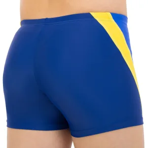 Плавки боксери для хлопчиків для плавання YINGFA вік 4-16 років блакитний - 4