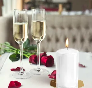 Свічка столова циліндр Bispol sw70/100 090 білий