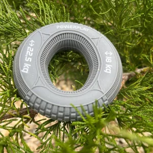 Еспандер кистьовий силіконовий PowerPlay PP-4330 Hand Grip Loops Medium 18-22,5 кг. сірий