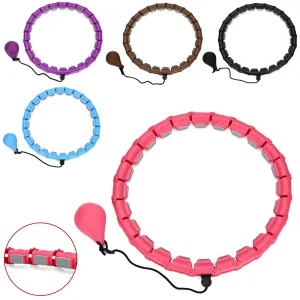 Обруч масажний інтелектуальний хула хуп Ntelligemt Hulahoop 4657 чорний