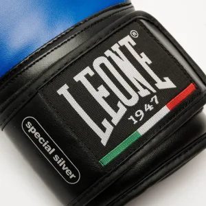 Боксерські рукавиці Leone GN383 THUNDER Blue 8 унцій (капу в комплекті)