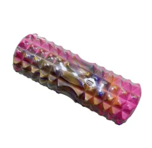 Роллер для занять йогою та пілатесом 2 рожевий