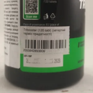 BioTech Tribooster затертий термін придатності 120 таблеток