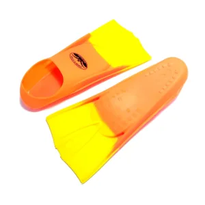 Ласти для плавання розмір 27-29 жовто-жовтогарячий