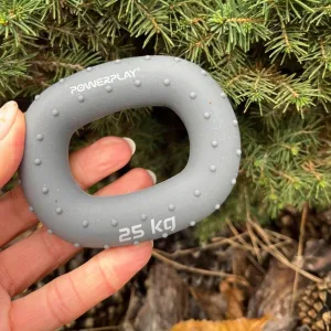 Еспандер кистьовий силіконовий PowerPlay PP-4337 Hand Grip Large 25 кг. Сірий