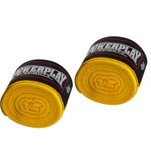 Бинти для боксу PowerPlay 3046 Жовті 4,5 м