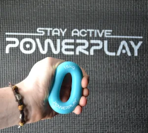 Еспандер кистьовий силіконовий PowerPlay PP-4324 Hand Grip Ring Light 15 кг. блакитний