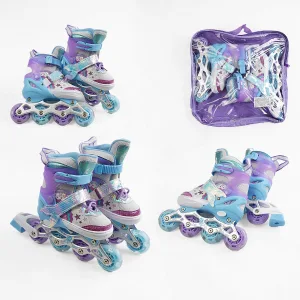 Ролики Best Roller розмір 31-34 фіолетово-бірюзовий 67728-S
