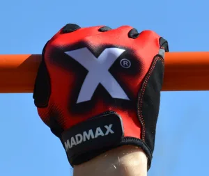 Рукавички для фітнесу MadMax MXG-101 X Gloves Black/Grey/Red S