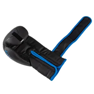 Боксерські рукавиці PowerPlay 3024 Ultra Mat чорно-темно сині 12 унцій